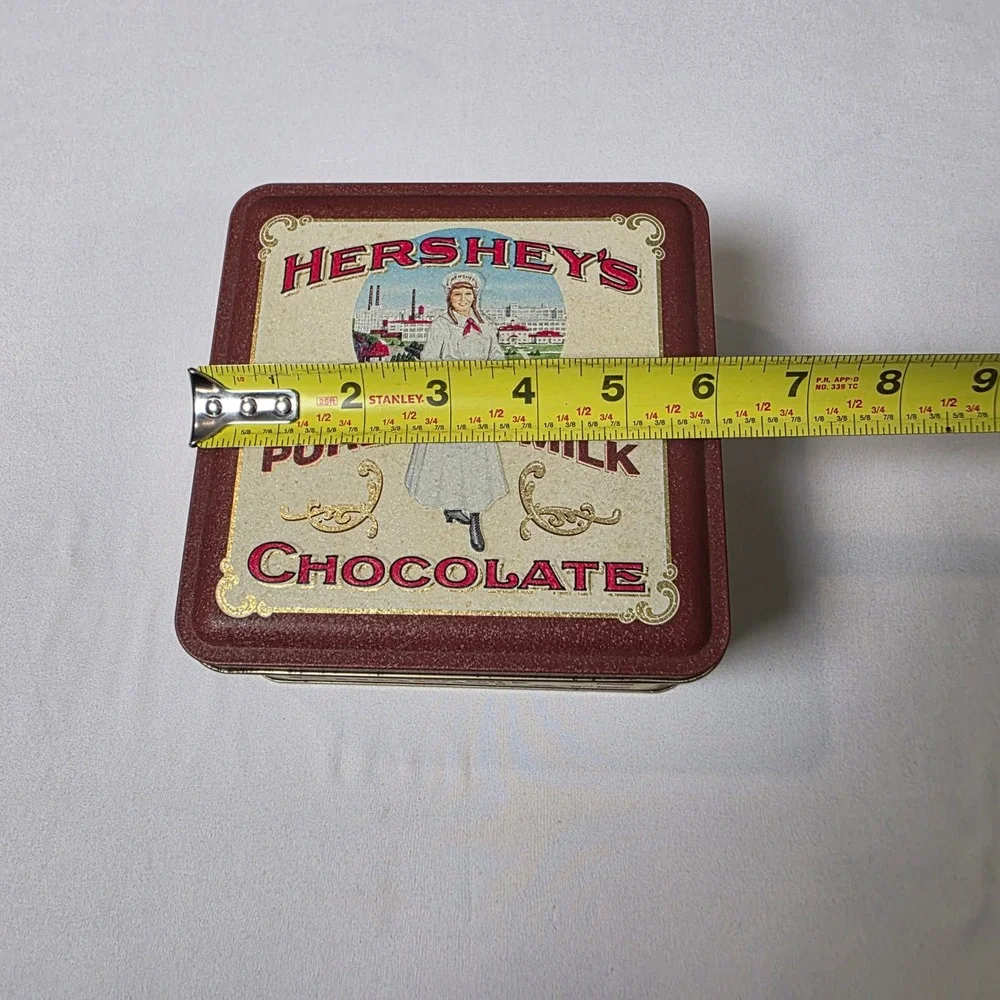 Hershey's Pure Milk Chocolate Tin‎ Vintage Edition #2 1992 Hershey Girl